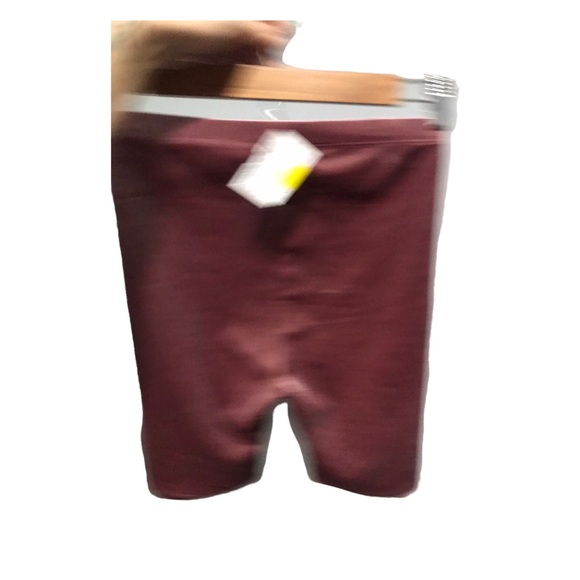 New Fashion Nova | mauve pink velour 2 piece set coord set tube top biker shorts - Picture 10 of 10